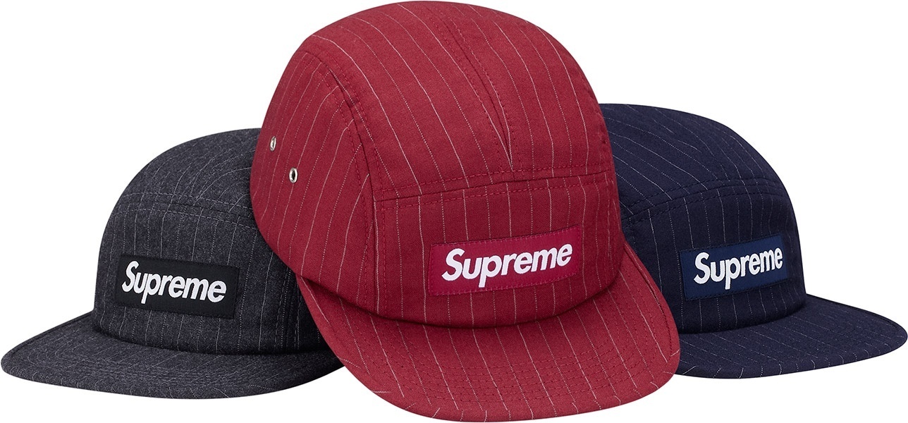 Chalk Stripe Camp Cap